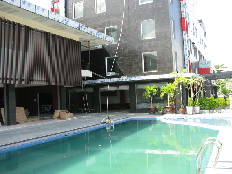Swimming Pool at Construction Site