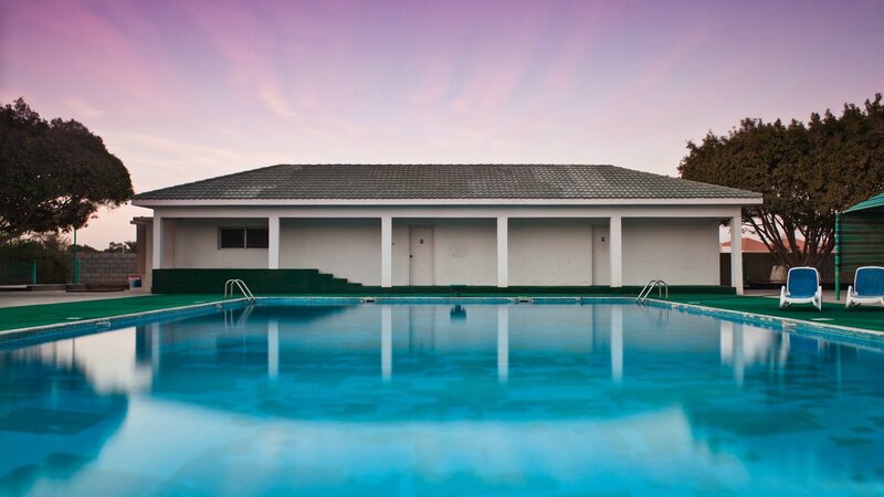Swimming Pool at Dusk