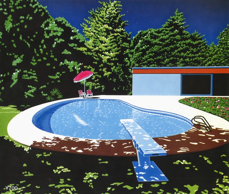 Swimming Pool at Night