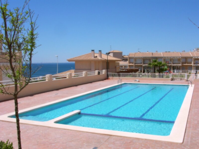 Swimming Pool with Ocean View — Blue