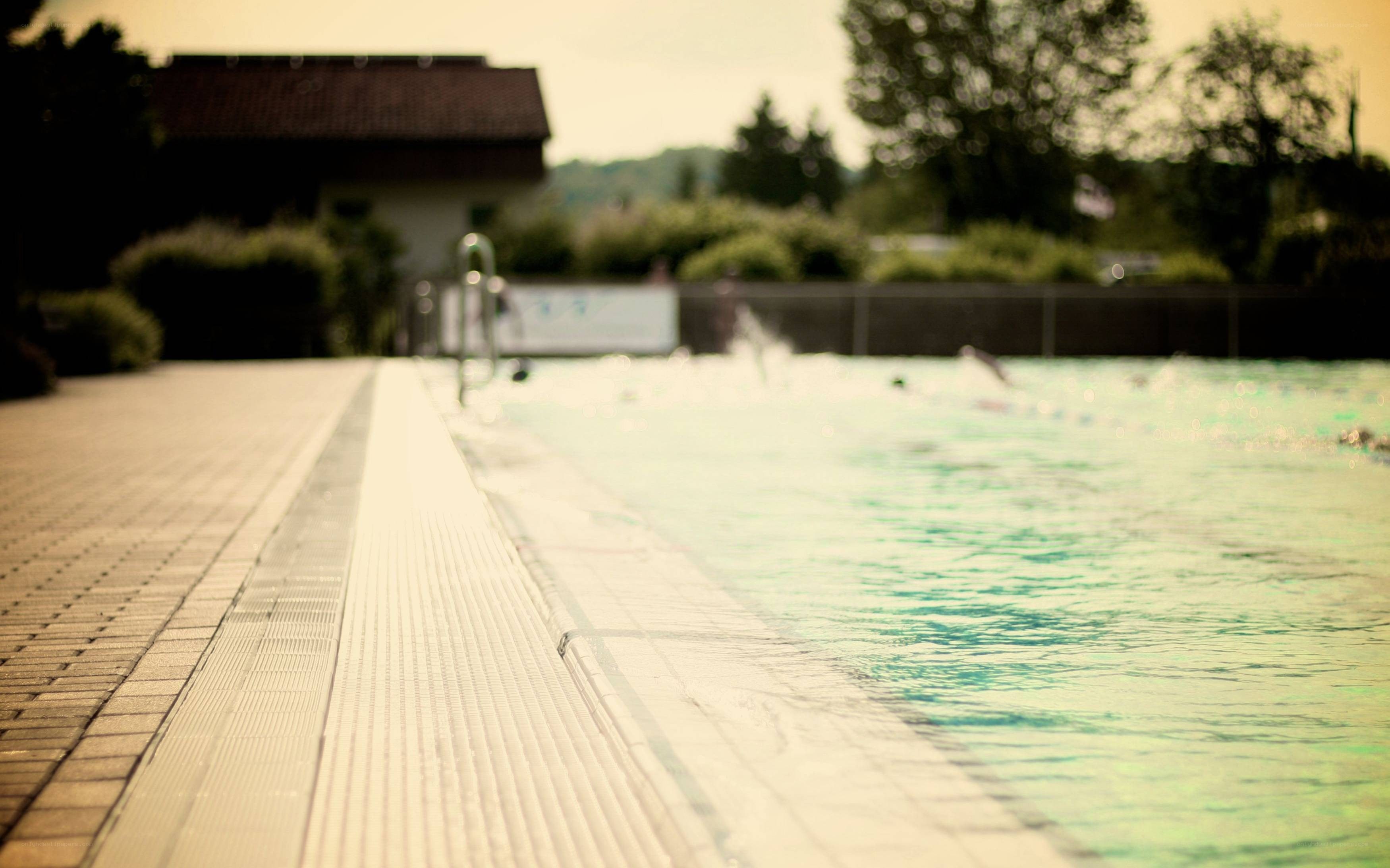 swimming pool with people