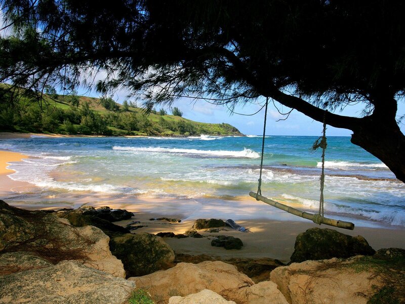 Swing on a Beach