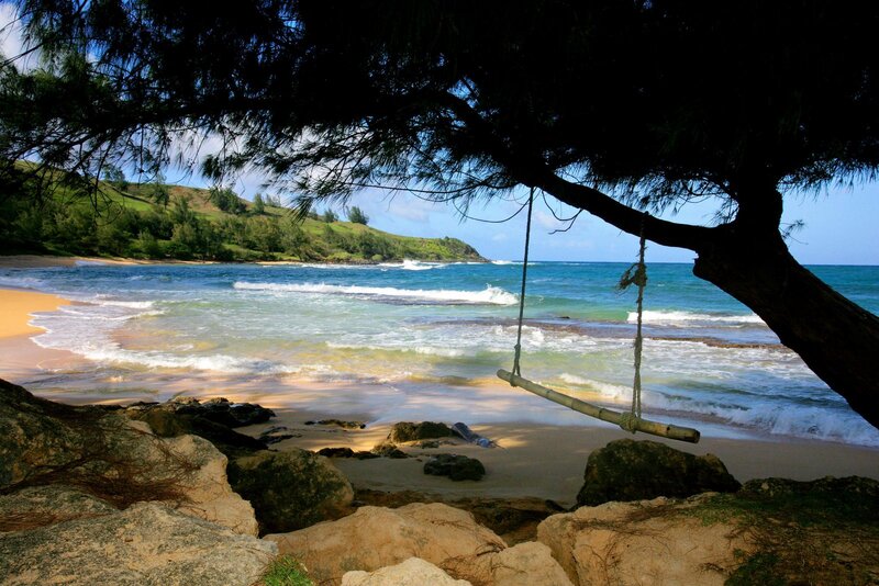 Swing on Beach