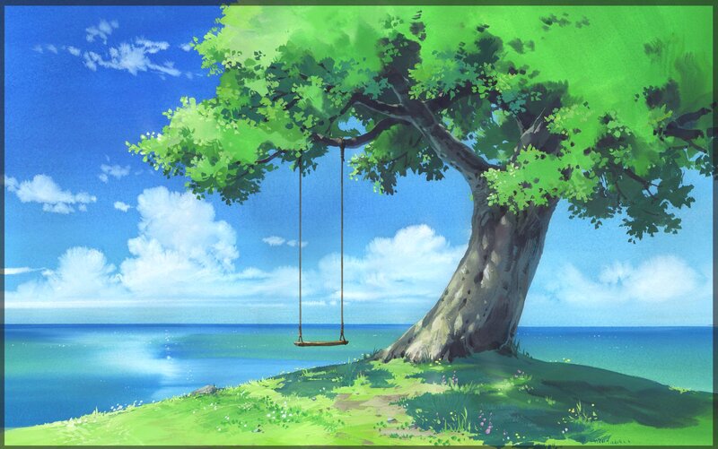 Swing under a Tree
