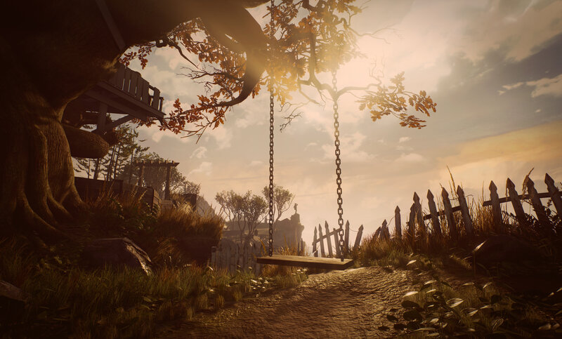 Swing under Tree — Brown