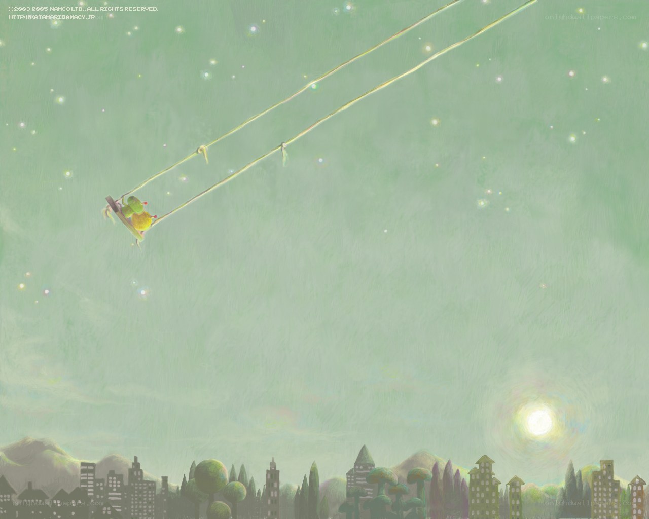 Swinging over the city