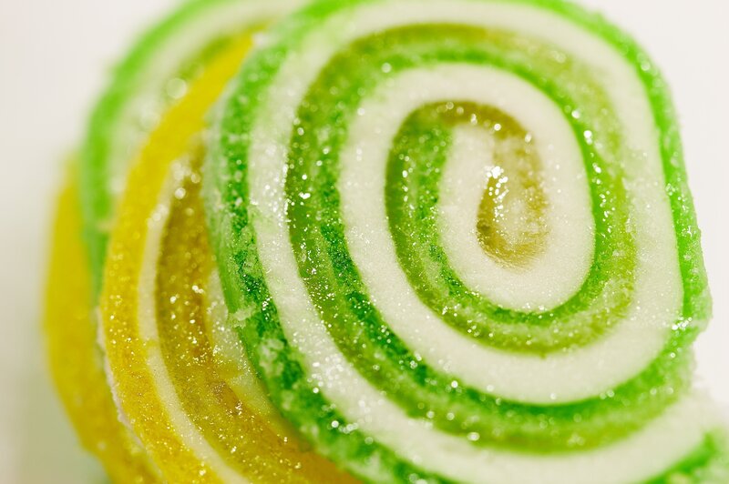swirl candy slices