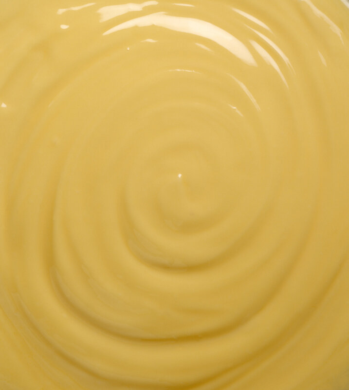 swirl of yellow custard