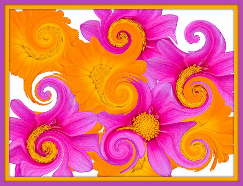 Swirled Flowers