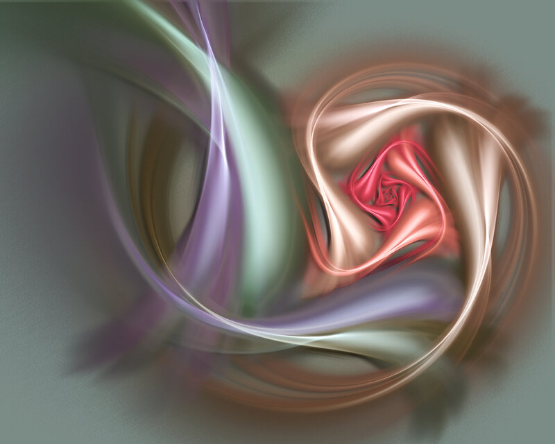Swirling Abstract Fractal
