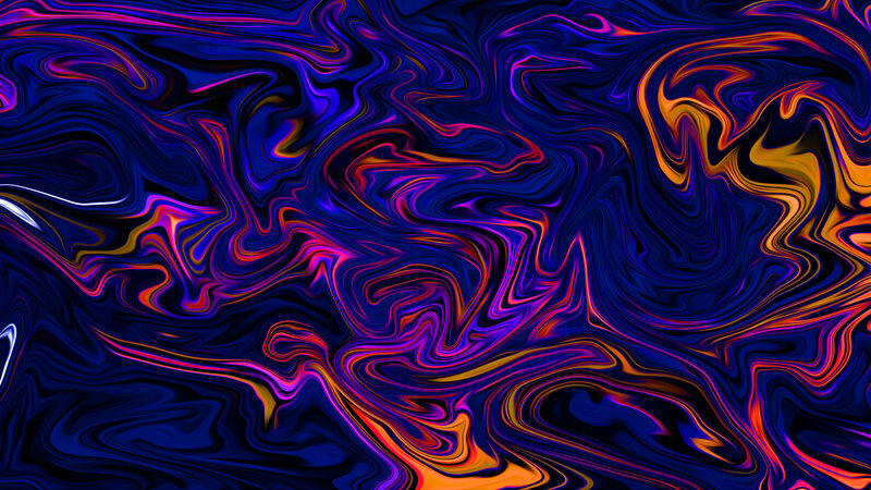 Swirling Abstract Pattern — Blue, Dynamic, Colorful Lines