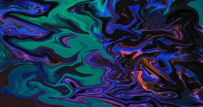 Swirling Abstract Pattern — Blue, Dynamic, Colorful Swirls