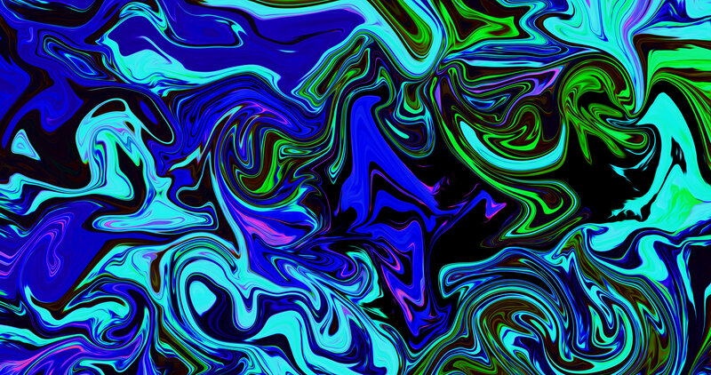 Swirling Abstract Pattern — Blue, Dynamic, Colorful