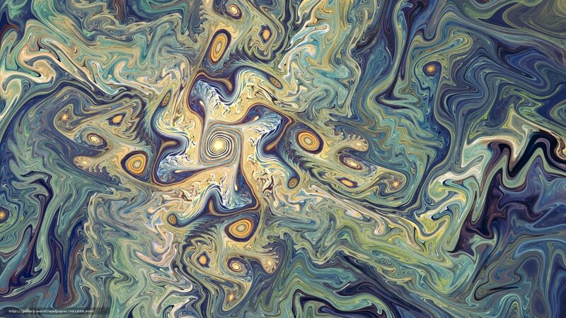 Swirling Abstract Pattern — Blue, Hypnotic, Swirls