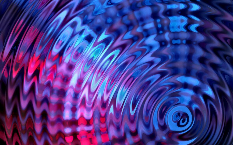Swirling Abstract Pattern — Blue, Hypnotic