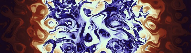 Swirling Abstract Pattern — Blue