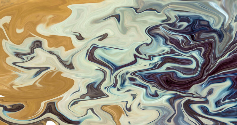Swirling Abstract Pattern — Brown, Fluid
