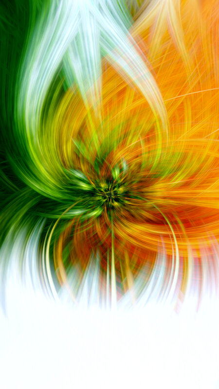 Swirling Abstract Pattern — Green, Dynamic, Color