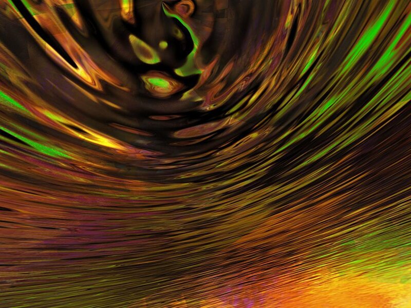 Swirling Abstract Pattern — Green