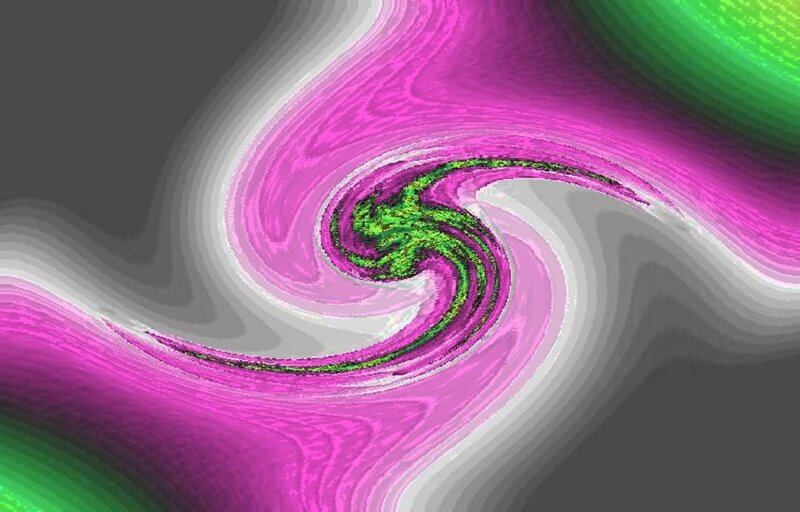 Swirling Abstract Pattern — Pink