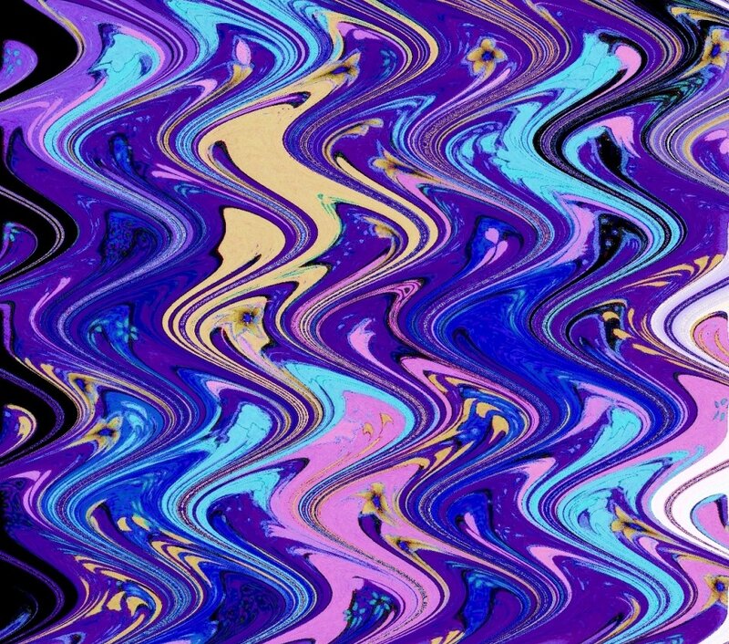 Swirling Abstract Pattern — Purple, Dynamic