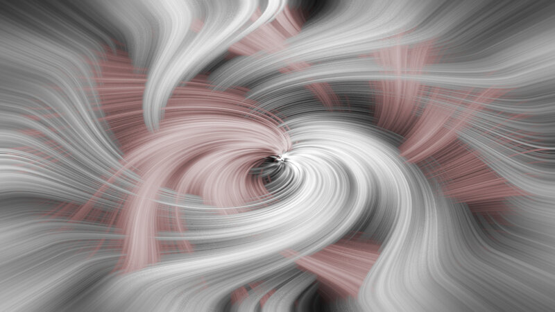 Swirling Abstract Pattern — White, Dynamic