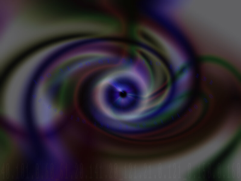 swirling abstract pattern with numbers