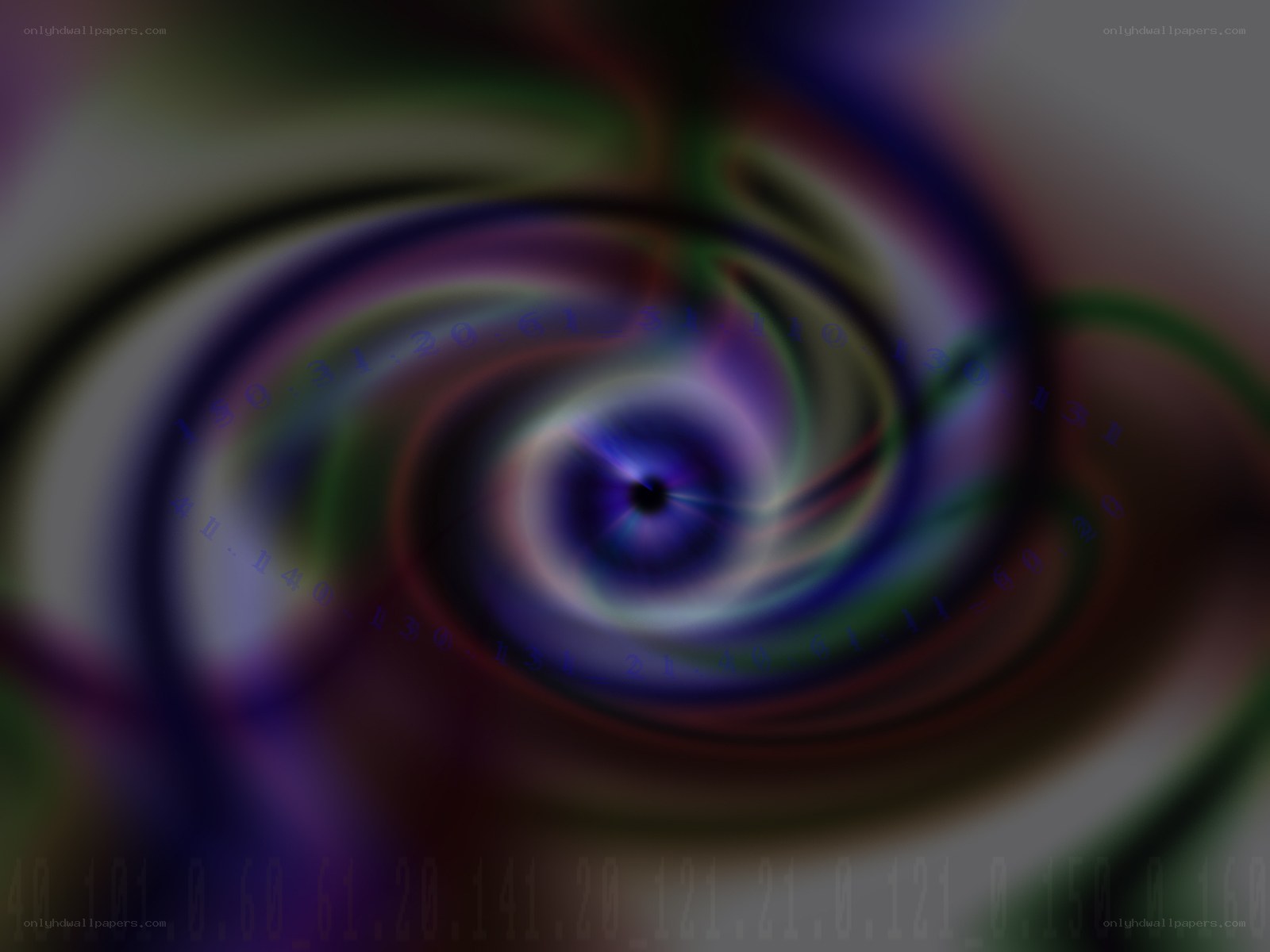 swirling abstract pattern with numbers