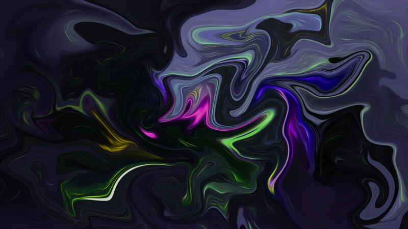 Swirling Abstract Patterns — Purple