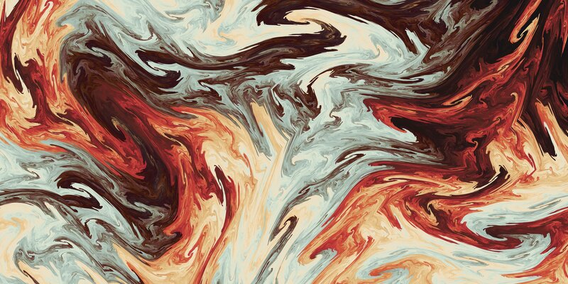 Swirling Abstract Patterns — Red