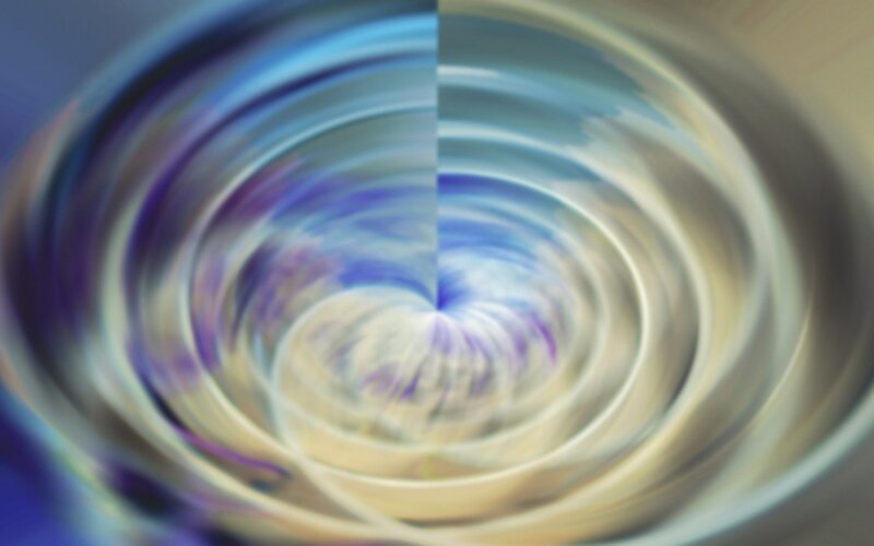 swirling abstract vortex