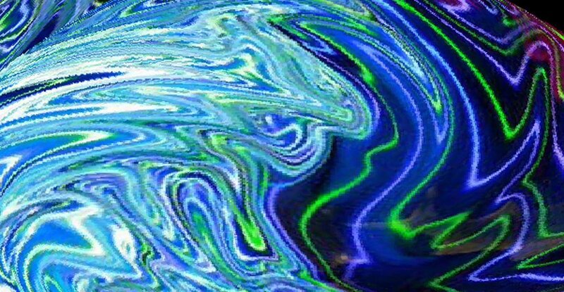 Swirling Blue and Green Patterns — Dynamic