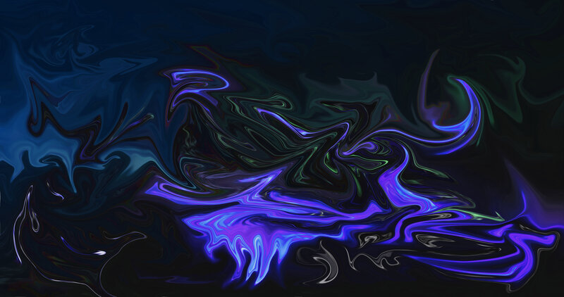 Swirling Blue and Purple Liquid — Dynamic