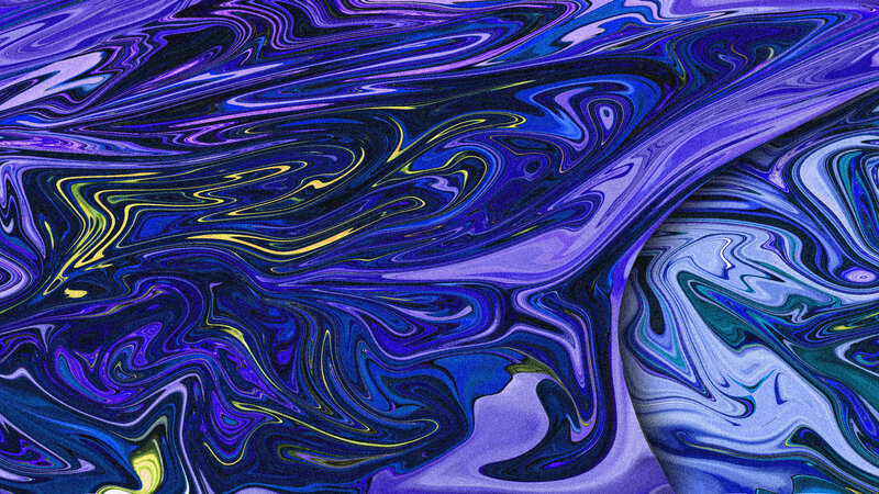 Swirling Blue and Purple Patterns