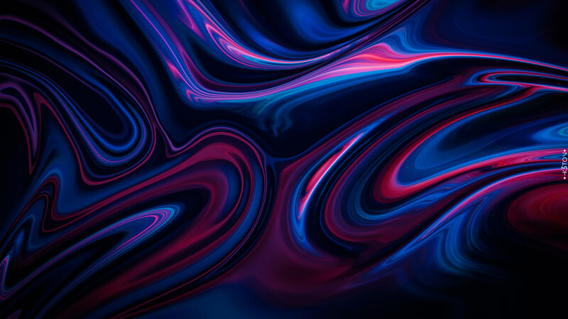 Swirling Blue and Red Patterns — Dynamic