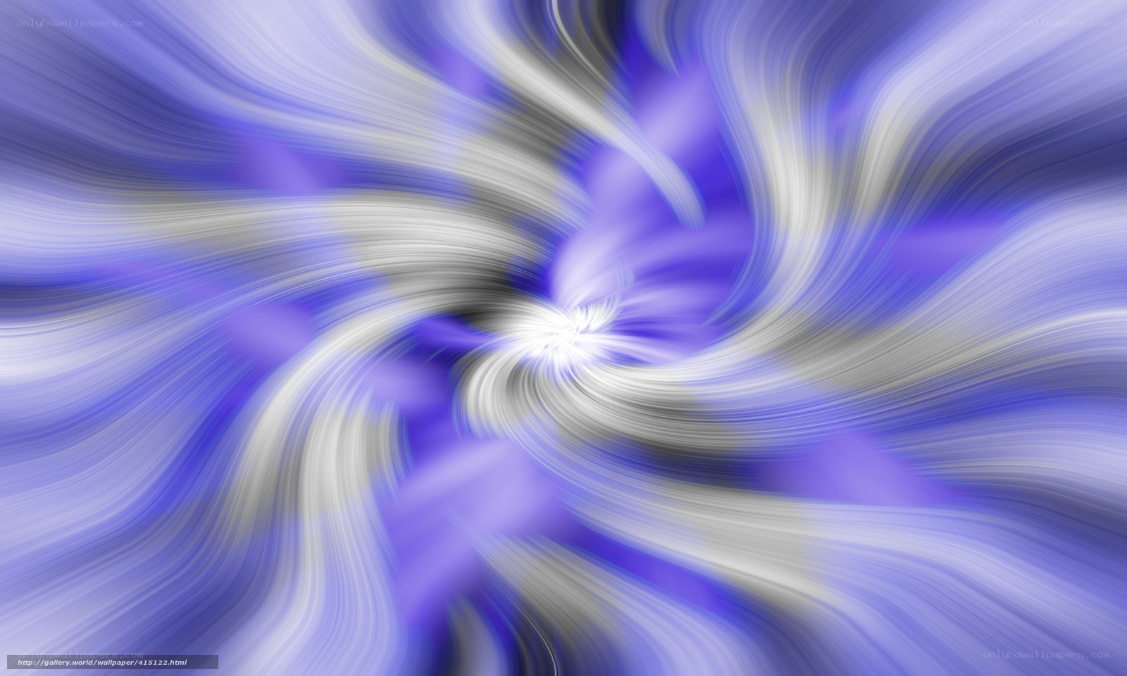 swirling blue and white abstract
