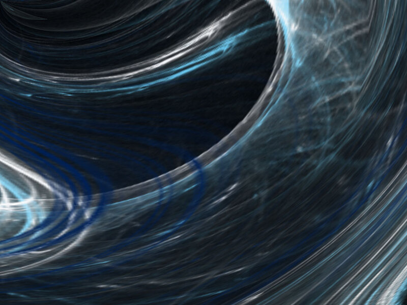 Swirling Blue and White Energy