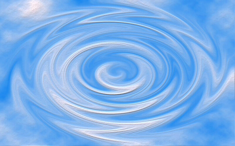 Swirling Blue and White Pattern