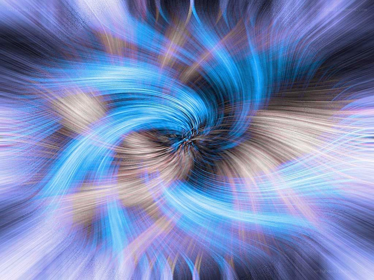 swirling blue light vortex