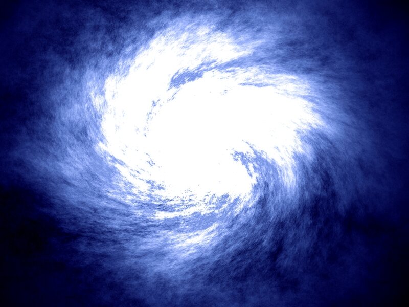 Swirling Blue Vortex