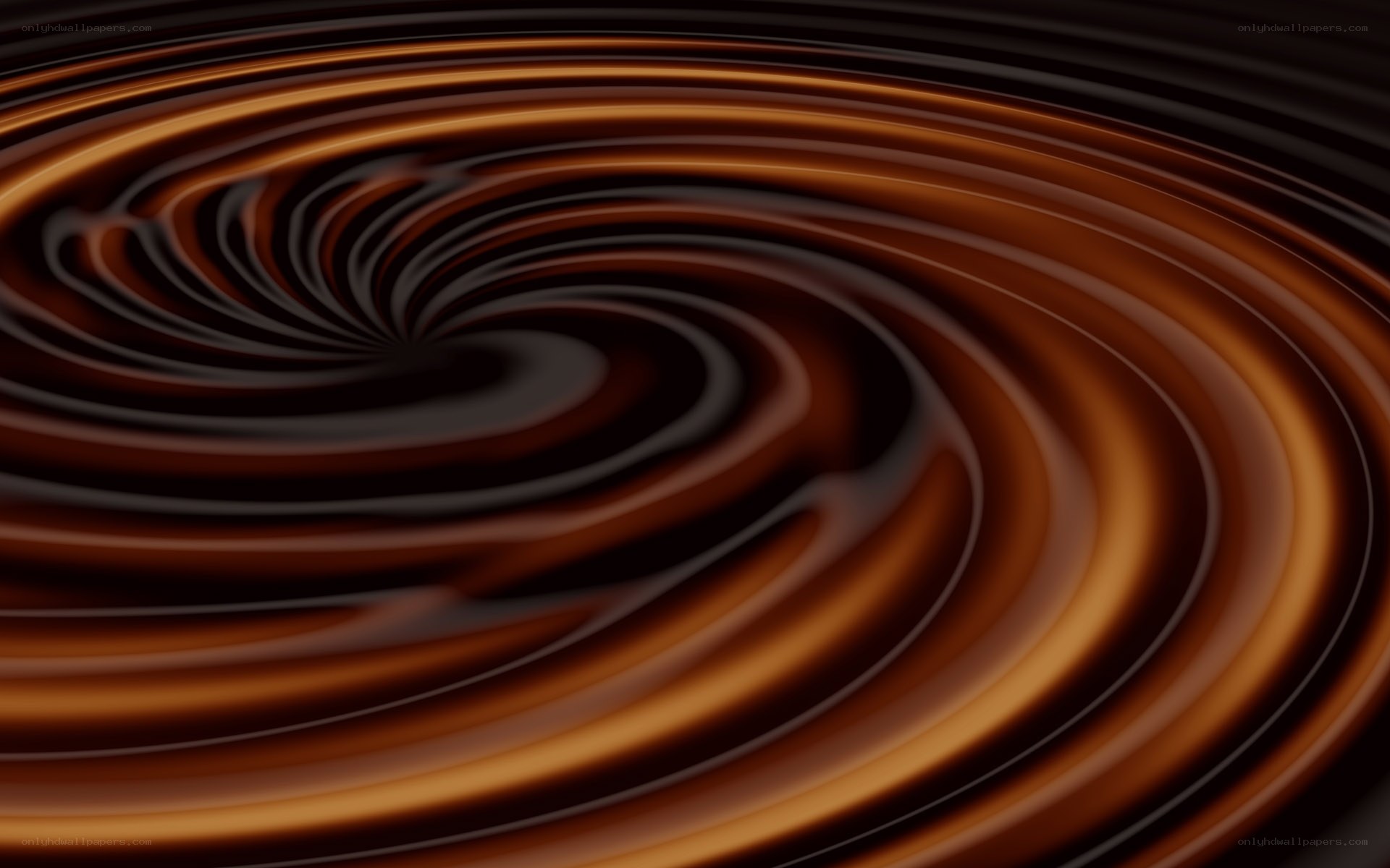 swirling chocolate texture