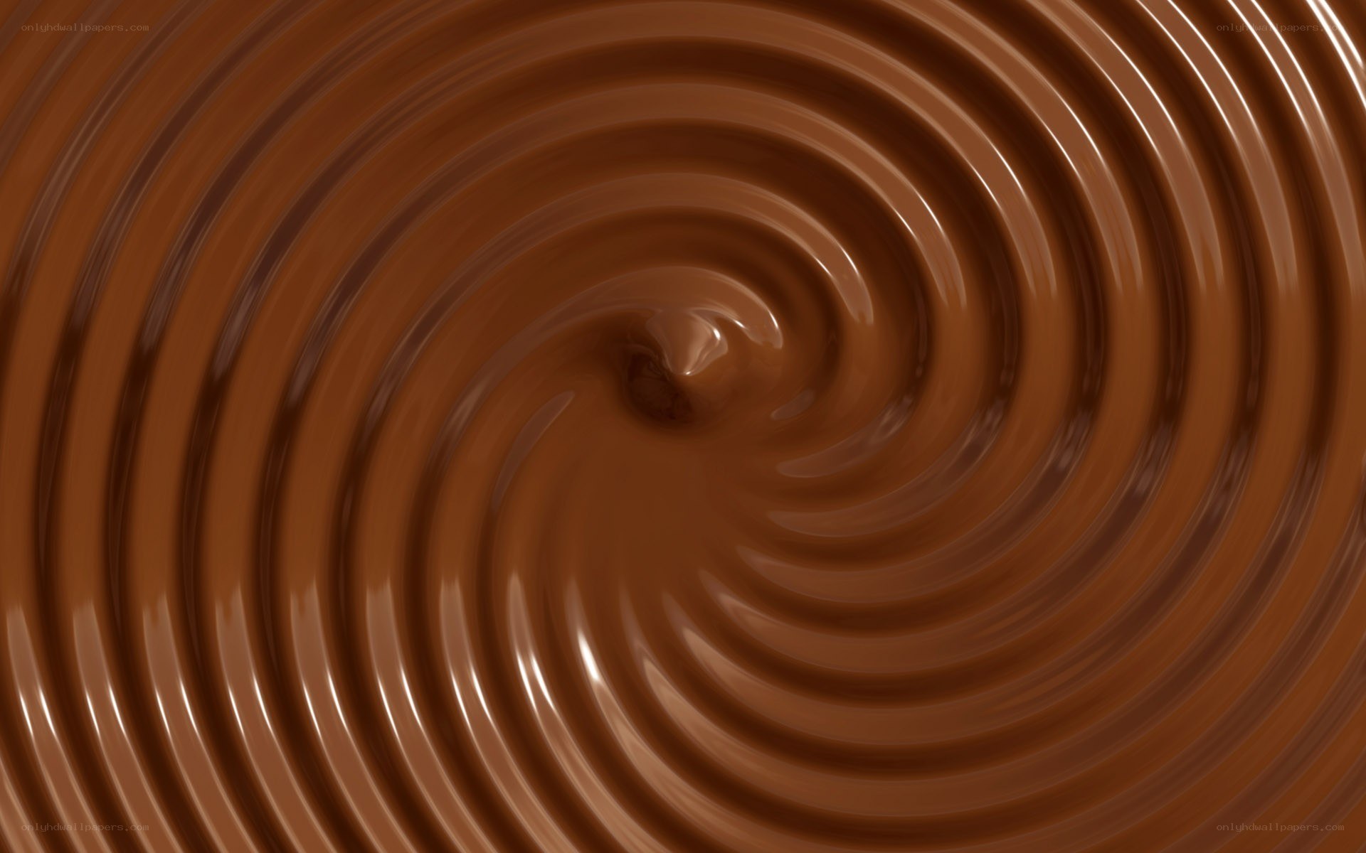 swirling chocolate texture