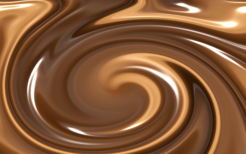 swirling chocolate texture