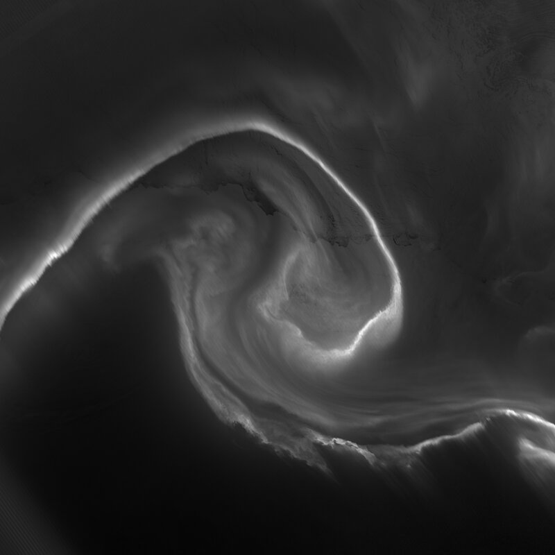 swirling cloud formation
