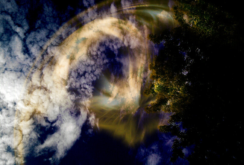 Swirling Clouds in Sky