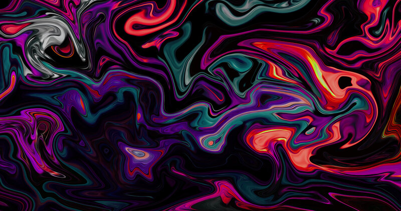 Swirling Colorful Patterns — Purple, Dynamic