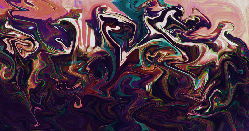 Swirling Colorful Patterns — Purple, Hypnotic