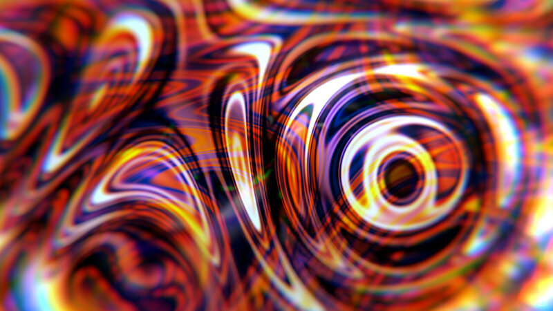 Swirling Colorful Patterns — Red, Hypnotic