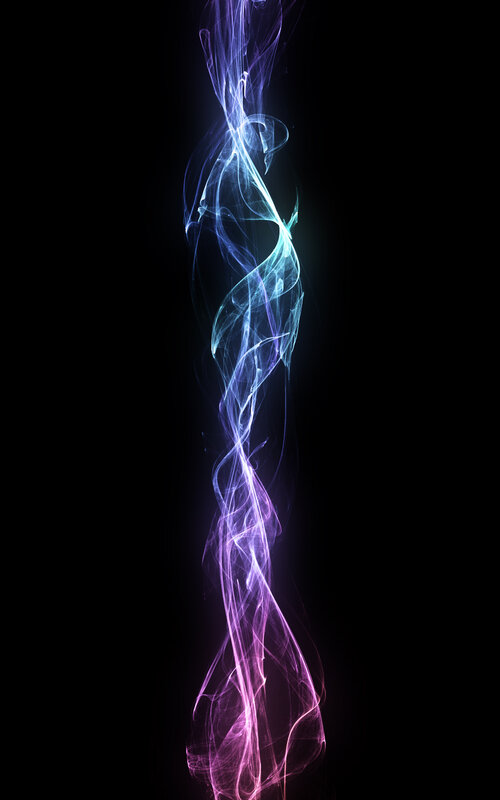 Swirling Colorful Smoke — Purple