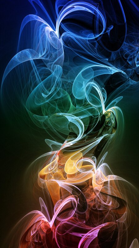 Swirling Colorful Smoke